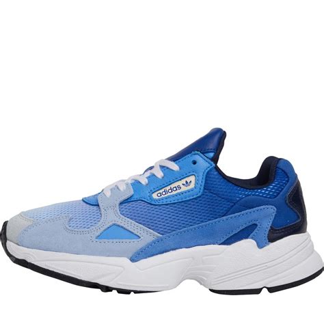 adidas falcon wit blauw|Meer.